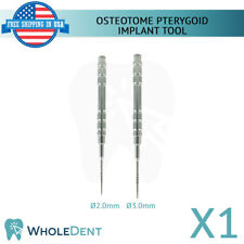 X1 Dental Osteotomes For Pterygoid Dental Instrument Lab Tool 2.0mm 3.0mm