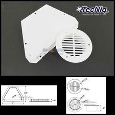 Vent Rv Atv Motorcycle Enclosed Utility Cargo Box Trailer Breather System White