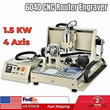 1.5kw Cnc6040 Router 4 Axis Engraver Usb Port Engraving Drilling Milling Machine