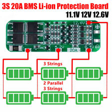 3s 20a Pcb Bms Li-ion Battery Protection Board 18650 12.6v Lipo Cell Module