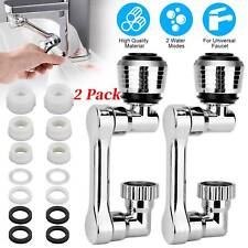Universal 1080 Swivel Extension Faucet Rotate Robotic Arm Tap Extenders 2 Pack