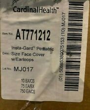 750 Pack Procedure Mask Cardinal Health Pleated Earloops Child Size Kid Design