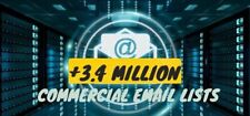 3.4 Million Commercial Email Lists Fast Delivery