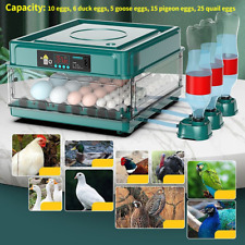 For Chicken Goose Bird Quail Pigeon Eggs Incubator Fully Automatic Hatchery Tool