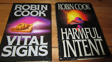 Vital Signs Harmful Intent Hardcover Books Robin Cook Medical Horror
