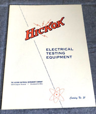 1950s Hickok Catalog No. 31 Electrical Testing Equipment