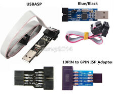 10pin Convert To 6pin Adapter Boardusbasp Avrisp Usbisp Programmer Usb Stk500 F