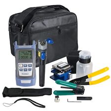 Fiber Optic Ftth Tool Kit Fc-6s Cutter Cleaver Optical Power Meter Visual Device