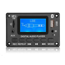 Bluetooth 5.0 Mp3 Wma Decoder Board Lcd Wireless Car Audio Usb Tf Fm Aux Player