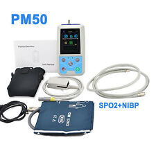 Contec Pm50 Patient Monitor Ambulatory Blood Pressure Nibp Spo2 Pc Software