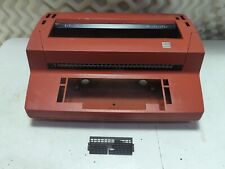 Red Ibm Correcting Selectric Ii Empty Typewriter Case Body Shell W Back Plate