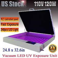 24.8 X 32.6 110v Tabletop Precise Screen Printing Vacuum Led Uv Exposure Unit