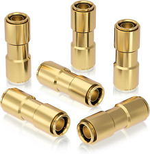 6 Pcs 12 Brass Dot Air Line Fitting Straight Union Quick Connect Fittings 12 A