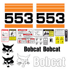 Bobcat 553 Skid Steer Set Vinyl Decal Sticker - 25 Pc