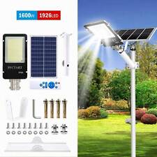 1600w Commercial Solar Street Light Ip67 Dusk To Dawn Pir Pole Remote Set