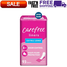 Carefree Acti-fresh Extra Long Unscented Daily Panty Liners 93 Ct 8 Hour