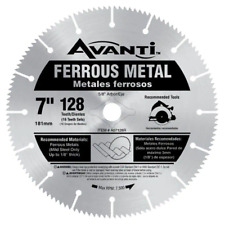 7 In. X 128-tooth Metal Cutting Circular Saw Blade Avanti