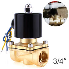 Solenoid Valve Dc 12v 34 Npt Nc Brass Electric For Water Oil Air Gas Fuels