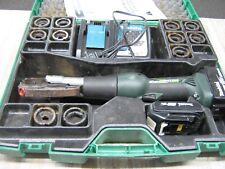 Greenlee Gator Ek628l Battery Hydraulic Crimper Cj22 Jaw Dies Crimping Tool