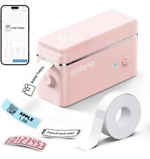 Label Maker Machine Wtape P31s Portable Thermal Printer Built-in Cutter Pink