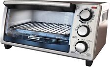 Black Decker To1745ssg 4-slice Natural Convection Toaster Oven - Silver
