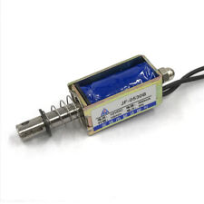 Micro Mini Dc Solenoid Valve Electromagnet Dc 12v Spring Push-pull Through Type