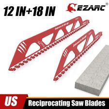 Ezarc 2pc Demolition Masonry Reciprocating Saw Blades Carbide For Concrete Block