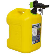 5 Gallon Smartcontrol Dual Handle Diesel Fuel Container Yellow Gas Can