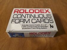 500 Rolodex Continuous Form Cards C24-cfd 2 16 X 4 Compucard Computerize Vint.