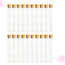 30pcs Clear Test Tubes With Cork Glass Tubes With Cork Tops Test Tube Chemistry