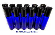 12 Pack10 Ml Blue Glass Essential Oil Roller Bottle Removable Glass Roller