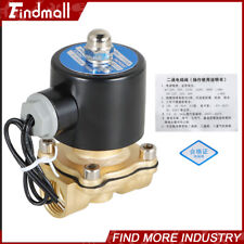12 In 12v Dc Brass Electric Solenoid Valve Npt Gas Water Air Normally Closed