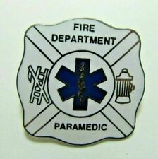 Fire Department Paramedic Pin Pinback Firefighting Ems Lapel Hat Jacket