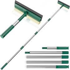 Squeegee For Window Cleaning With 60 Long Handle2 In 1 Window Cleaner Sponge A