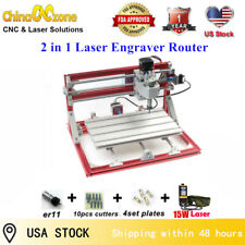 3018 Cnc Router Engraver 15w Laser Module Pcb Wood Carving Diy Milling Engraving