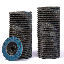 40 Grit 40 Pack 4-12 Zirconia Flap Disc Angle Grinder Sanding Grinding Wheels
