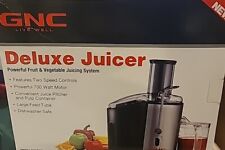 Gnc Deluxe Juicer Powerful 700 Watt Fruit Vegetable Juicing System