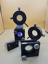 Oriel Mirror Mount Lens 17920 On Optical Laser 17330 Vintage Untested