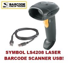 Symbol Ls4208-sr20007zzr Laser Barcode Scanner W Usb Cable 