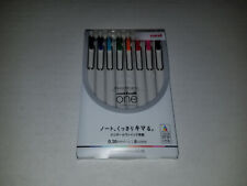 Uni Ball One Gel Ink 0.38mm Ballpoint Pen 8 Colors Set Umns388c New