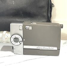 Vintage Elmo Zoom 8-cz 8mm Film Camera With Zoom Grip Original Bag Untested