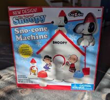 Snoopy Sno-cone Machine Cra-z-art Peanuts Snow Cone Crushed Ice Nib New