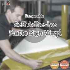 Matte Removable Self Adhesive Sign Vinyl 24 X 12 For Free Shipping