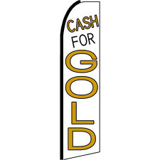 Cash For Gold Wg 3 Ft X 11 12 Ft Swooper Flag Hardware Sold Separately