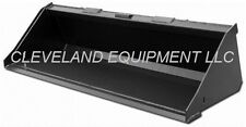 New 72 Sd Low Profile Bucket Skid-steer Loader Attachment Holland Terex Case 6