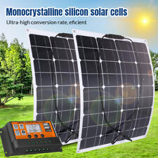 100w 200w Watt Flexible Solar Panel 12v Mono Home Rv Rooftop Camping Off-grid Pv
