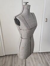 Vintage 14 Panel Adjustable Dress Form Clawfoot Mannequin Sewing Dressmaker