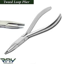 Orthodontic Tweed Loop Forming Plier Serrated Dental Omega Loop Bending Pliers