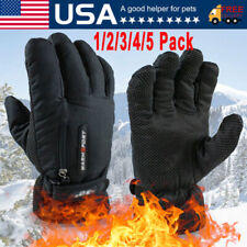 Mens Winter Thermal Warm Waterproof Ski Snowboarding Driving Work Gloves Lot
