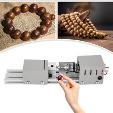 Mini Lathe Beads Polisher Machine 100w For Wood Woodworking Rotary Diy Tool Set